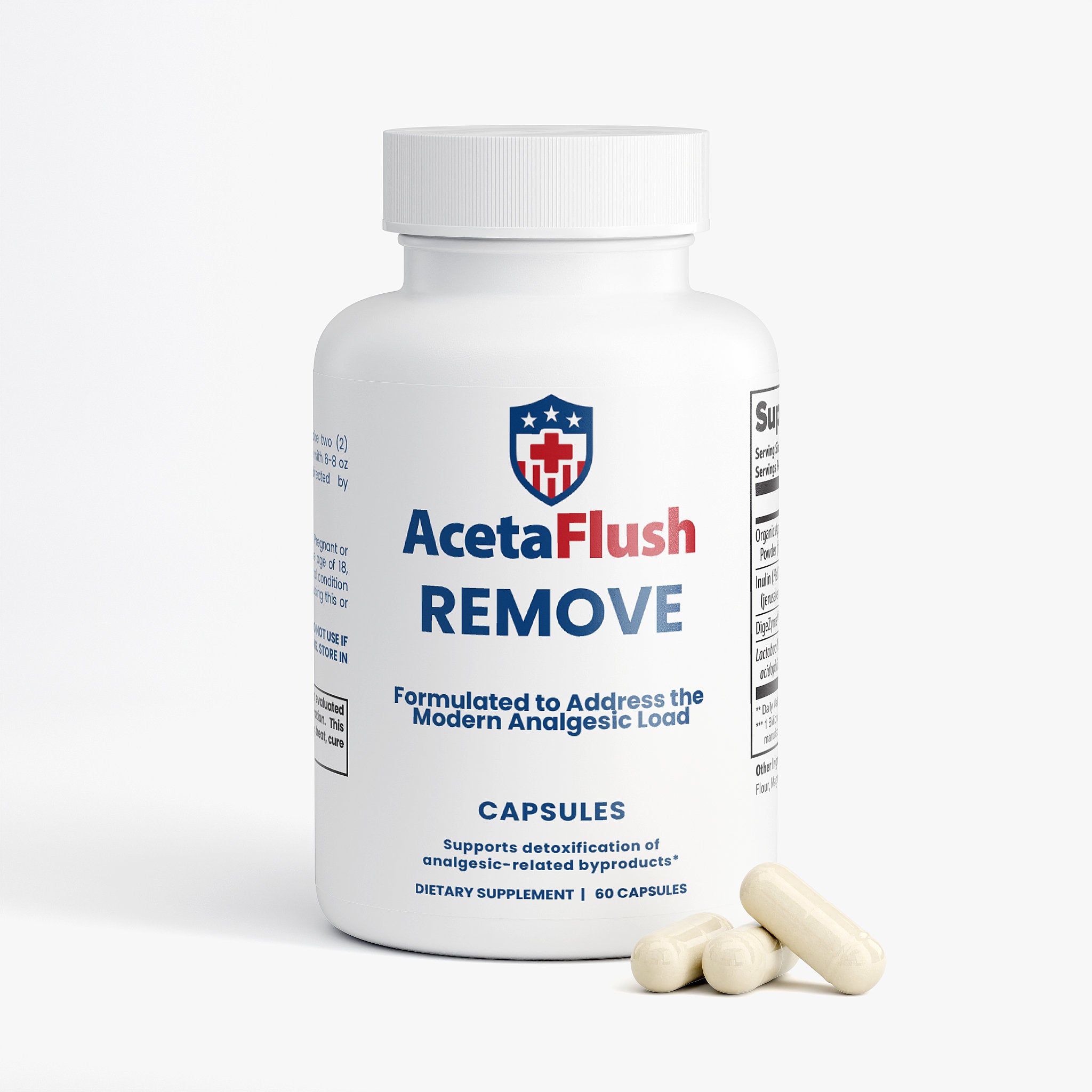 AcetaFlush REMOVE - 6 Month Supply - 1 Free Bottle!