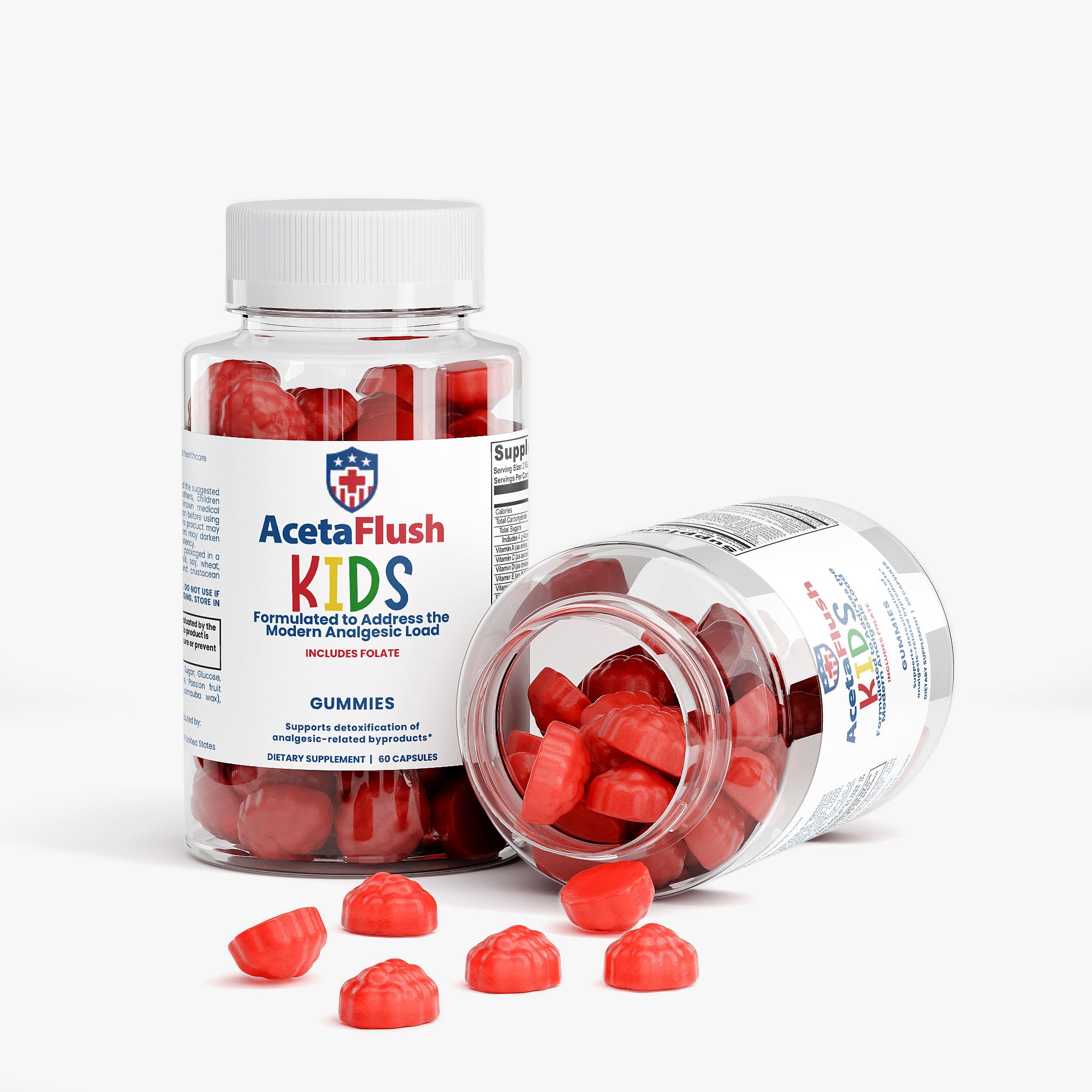 AcetaFlush KIDS - 6 Month Supply - 1 Free Bottle!